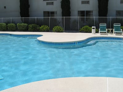 Pool south view